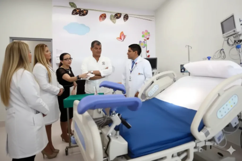 Hospital Luis Vernaza – Proyecto de Camas de Parto Eléctricas
